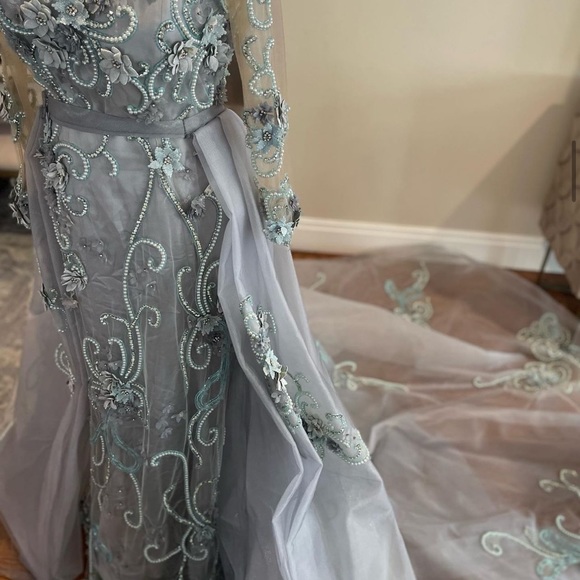 Two piece couture formal gown - Picture 2 of 4